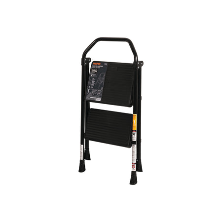 Escalera tubular plegable 2 peldanos Truper