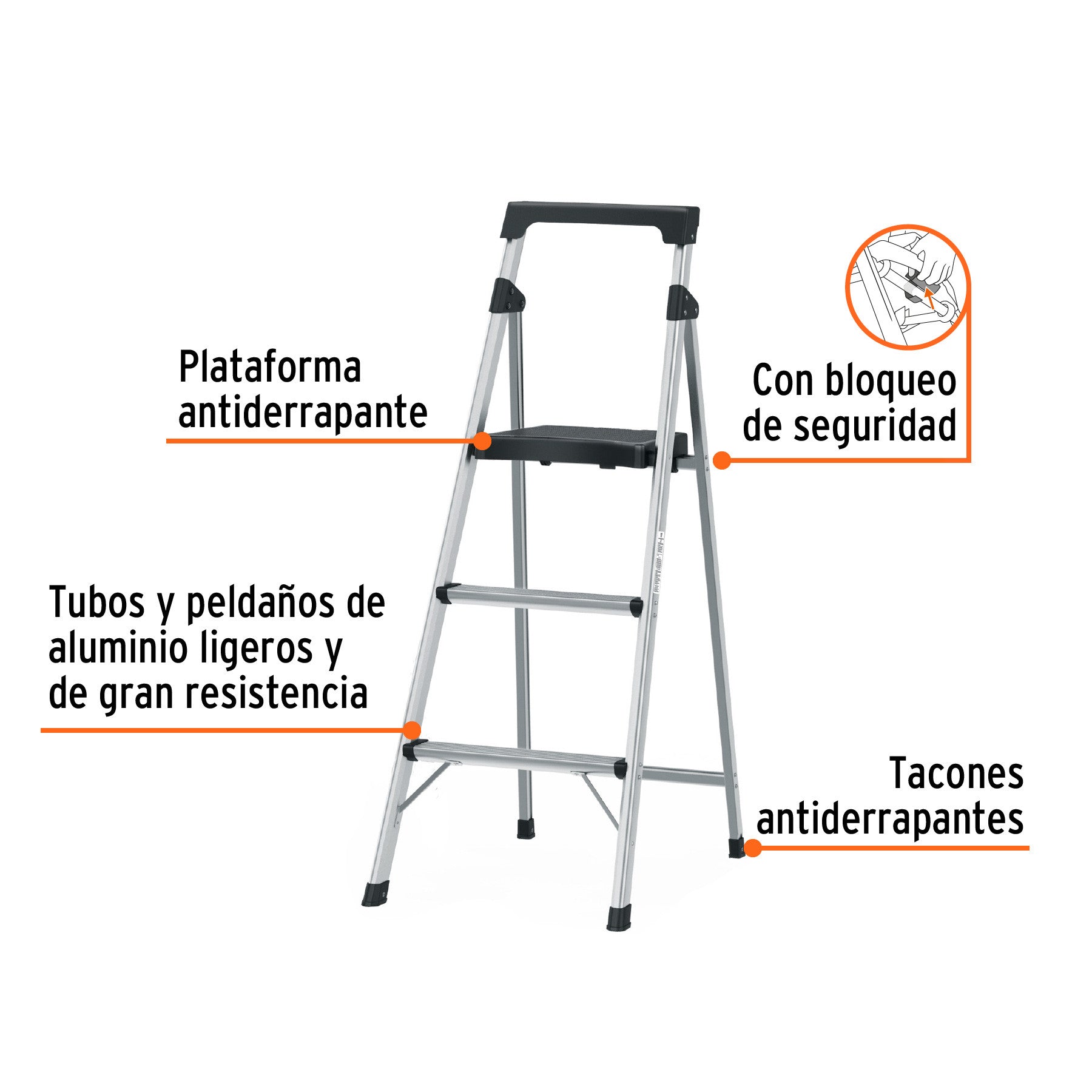 Eje corto para carretillas 1 llanta EXPERT TRUPER y PRETUL