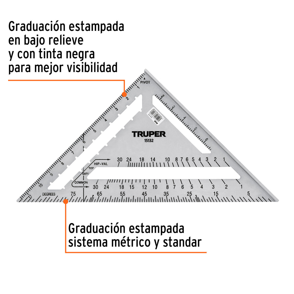 Eje corto para carretillas 1 llanta EXPERT TRUPER y PRETUL
