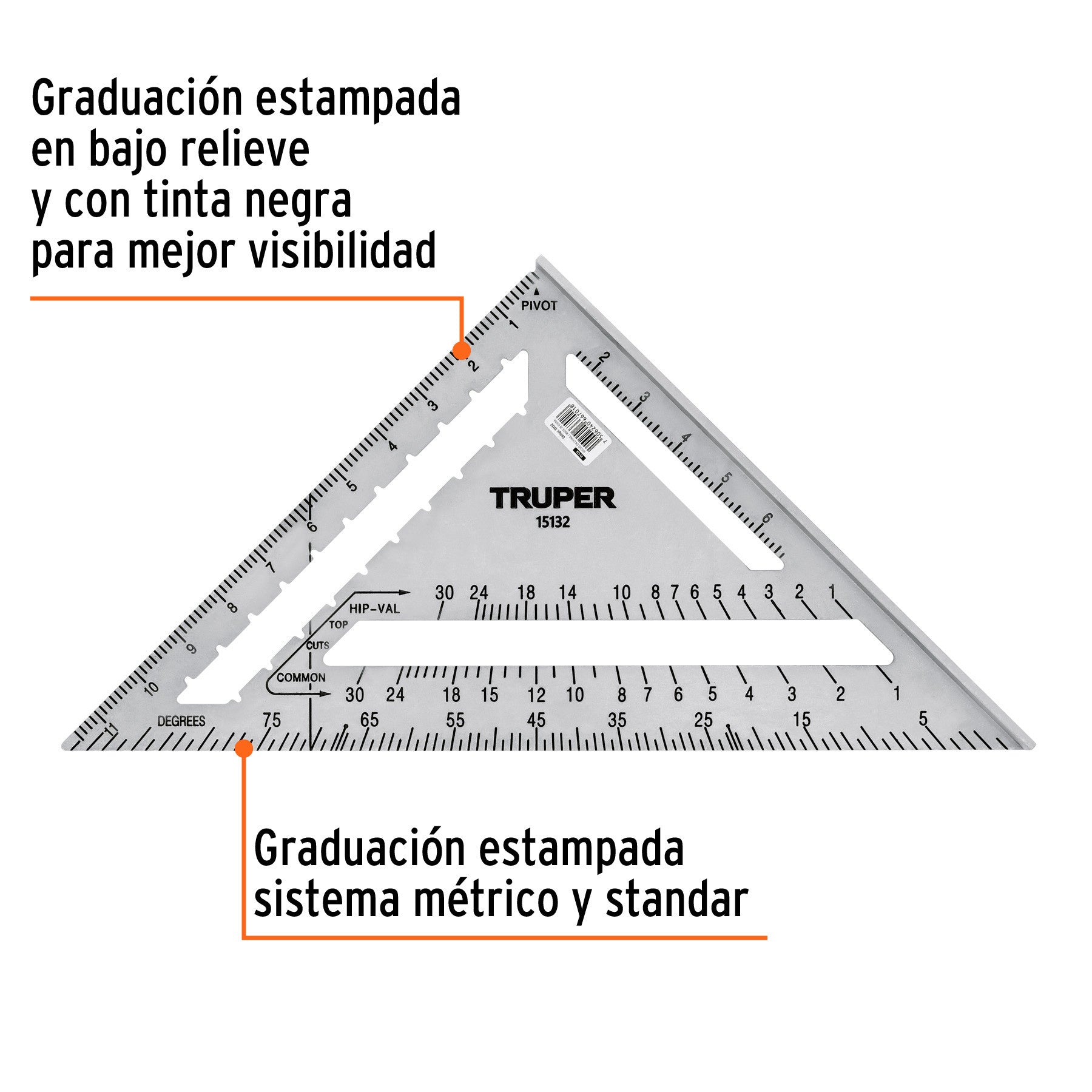 Eje corto para carretillas 1 llanta EXPERT TRUPER y PRETUL