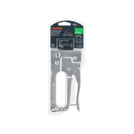 Engrapadora tipo pistola para ¼' y 5/16', con 200 grapas