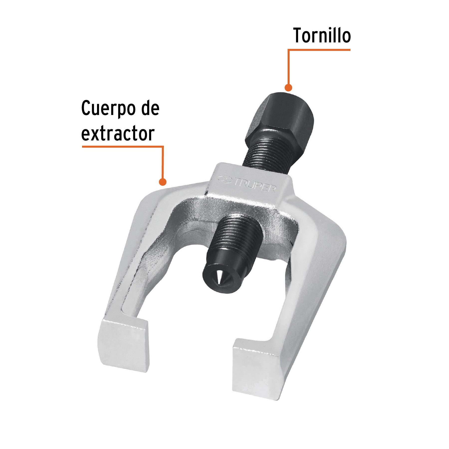 Eje corto para carretillas 1 llanta EXPERT TRUPER y PRETUL