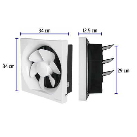 Extractor de aire deblanco VOLTECK 10"