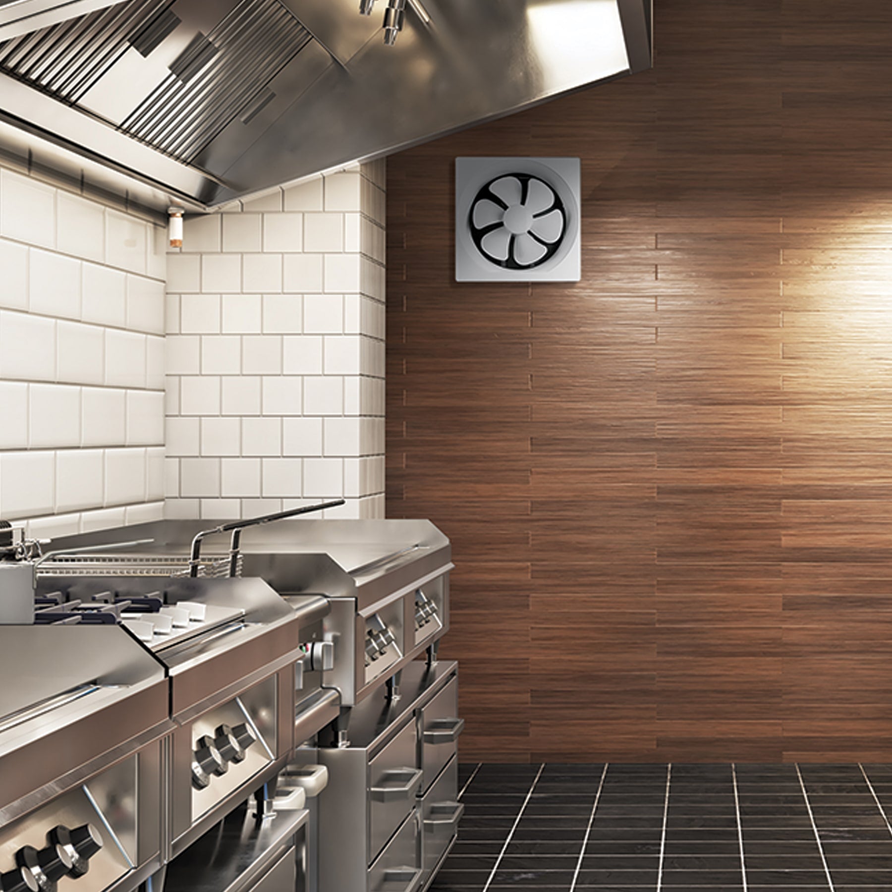 Extractor de aire deblanco VOLTECK 10"