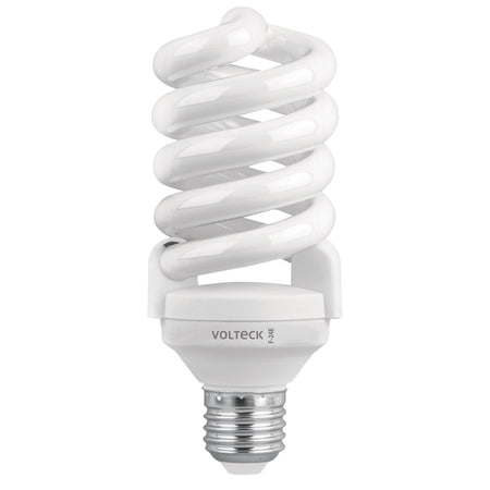 Lampara espiral T4 24 W luz de dia en blister Volteck