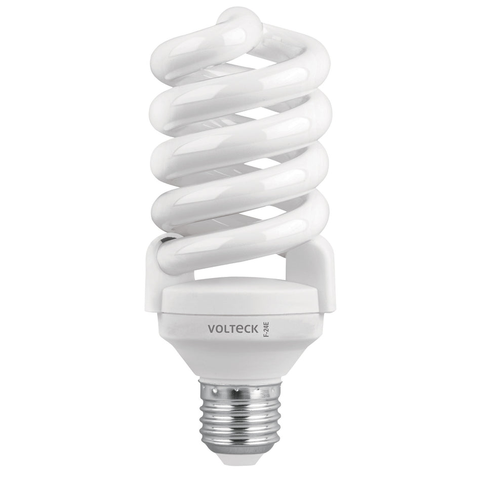 Lampara espiral T4 24 W luz de dia en blister Volteck