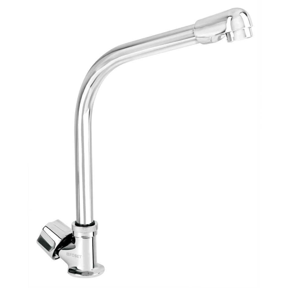 Llave individual fregadero cuello cobra hexagonal BASIC