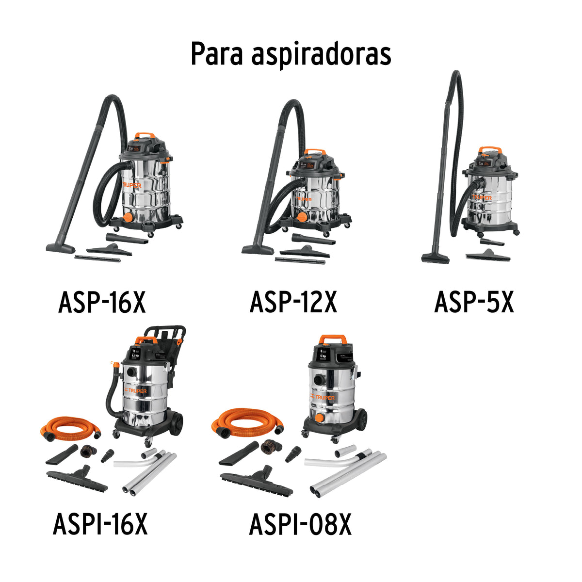 Filtro de esponja para aspiradoras 5, 8, 12 y 16 gal, TRUPER