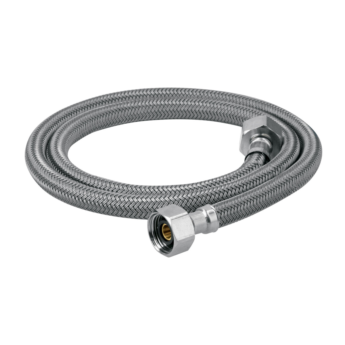 Manguera lavabo/fregadero, vinilo gris, 1/2' x 1/2', 100 cm 1/2', 1/2', 100 cm, gris