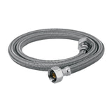 Manguera lavabo/fregadero, vinilo gris, 1/2' x 1/2', 100 cm 1/2', 1/2', 100 cm, gris