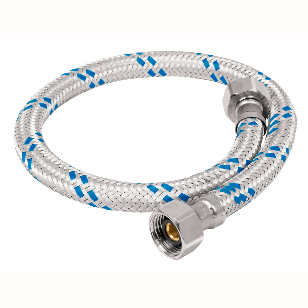 Manguera para lavabo/fregadero aluminio x 55 cm