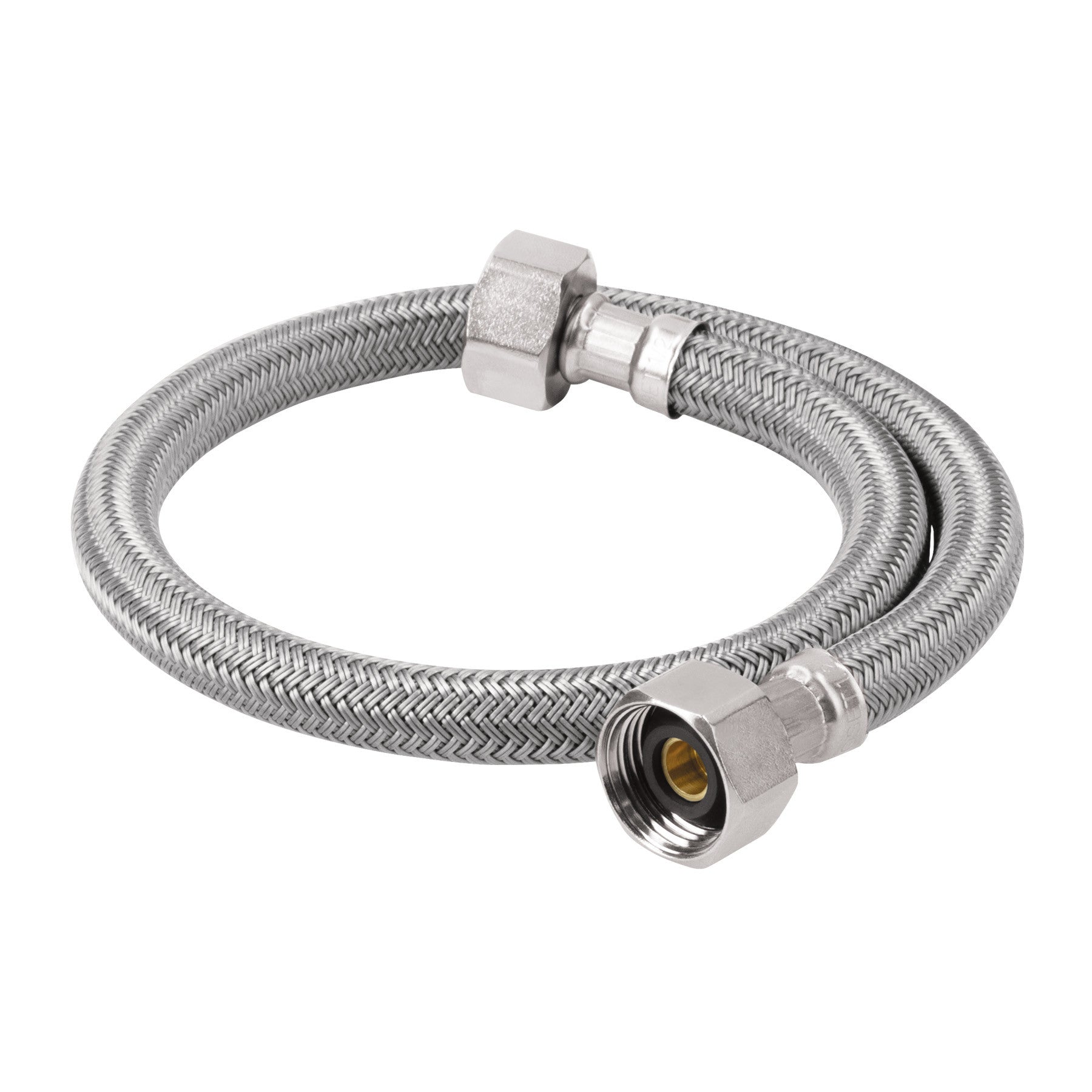 Manguera para lavabo/fregadero aluminio x 55 cm