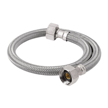 Manguera para lavabo/fregadero aluminio x 55 cm