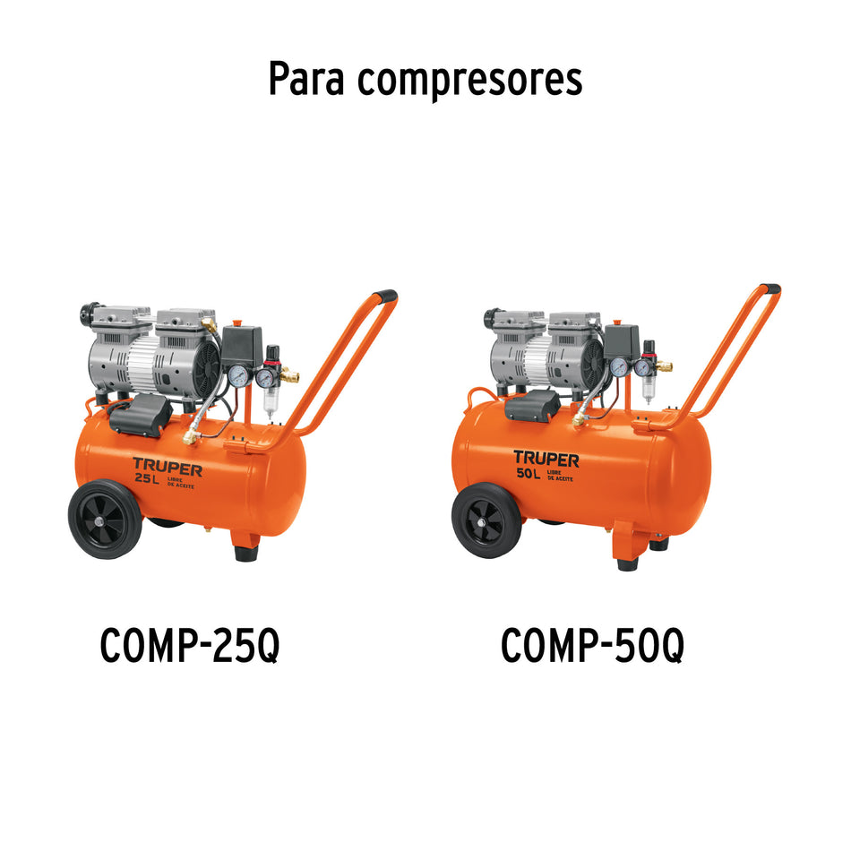 Filtro de aire para compresores 25/50Q Truper