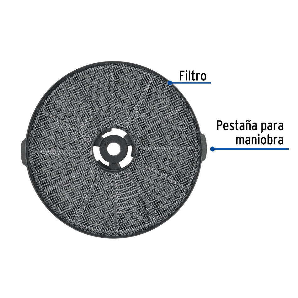 Filtro de carbón para campanas CAME-80/60