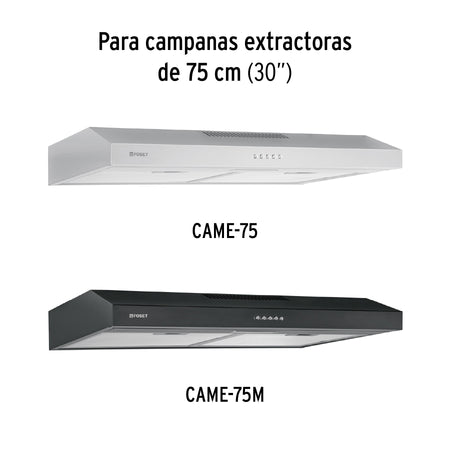 Juego de 2 filtros de aluminio para campana CAME-75