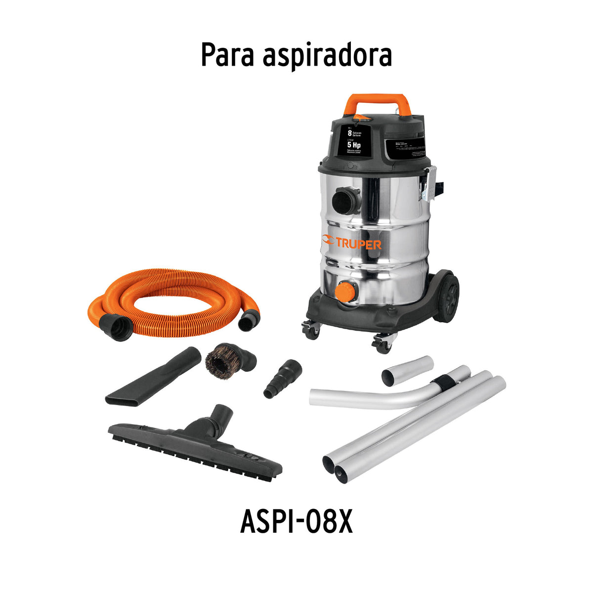 Filtro de papel para aspiradora ASPI-08X TRUPER