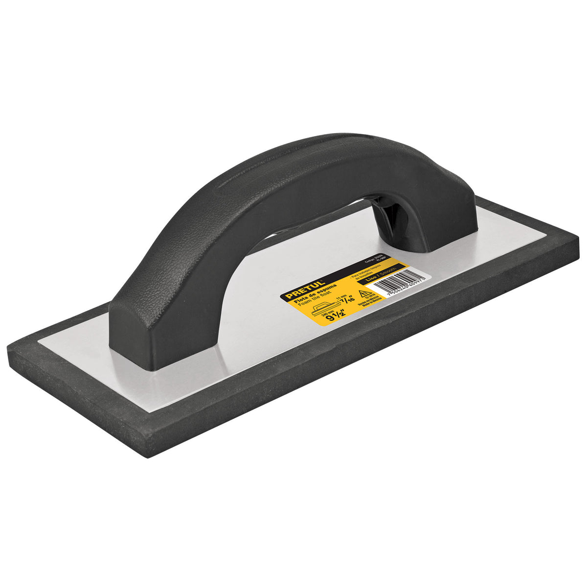 Flota de espuma, 9-1/2', espesor 7/16', acabado liso, PRETUL