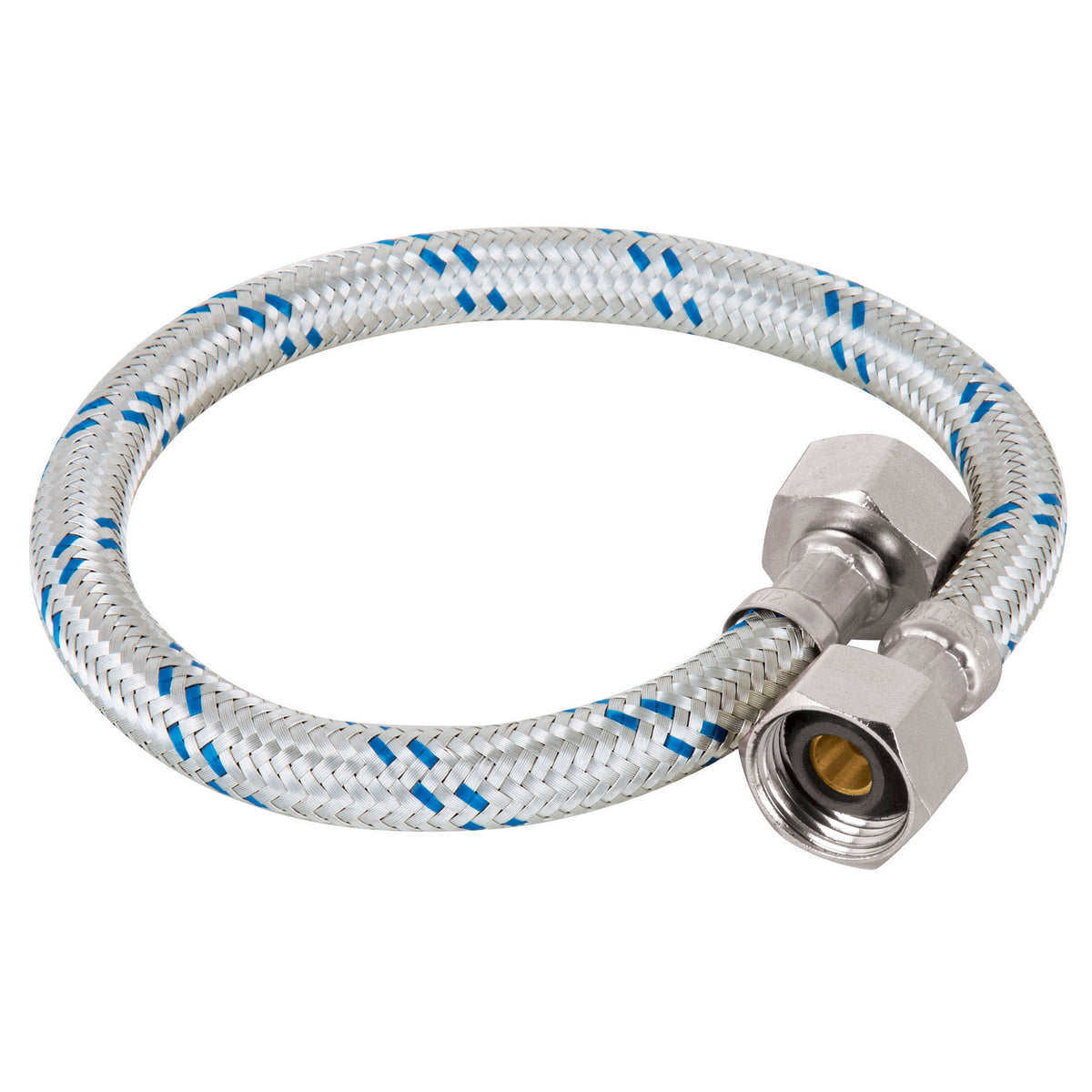 Manguera para lavabo/fregadero aluminio x 40 cm