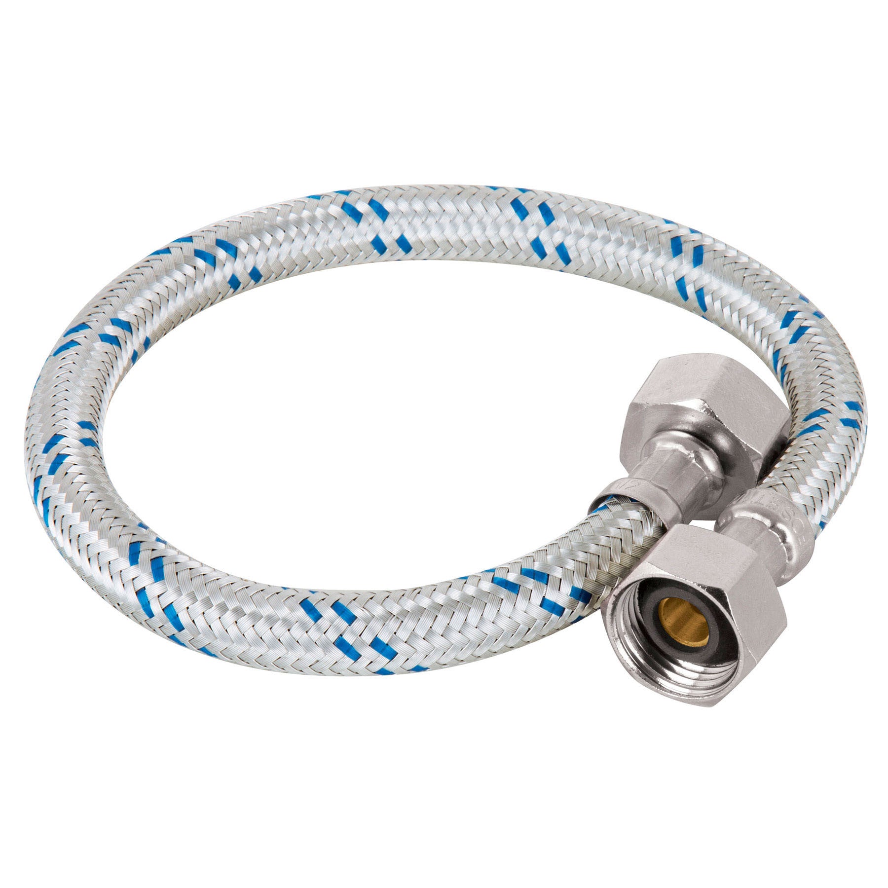 Manguera para lavabo/fregadero aluminio x 40 cm