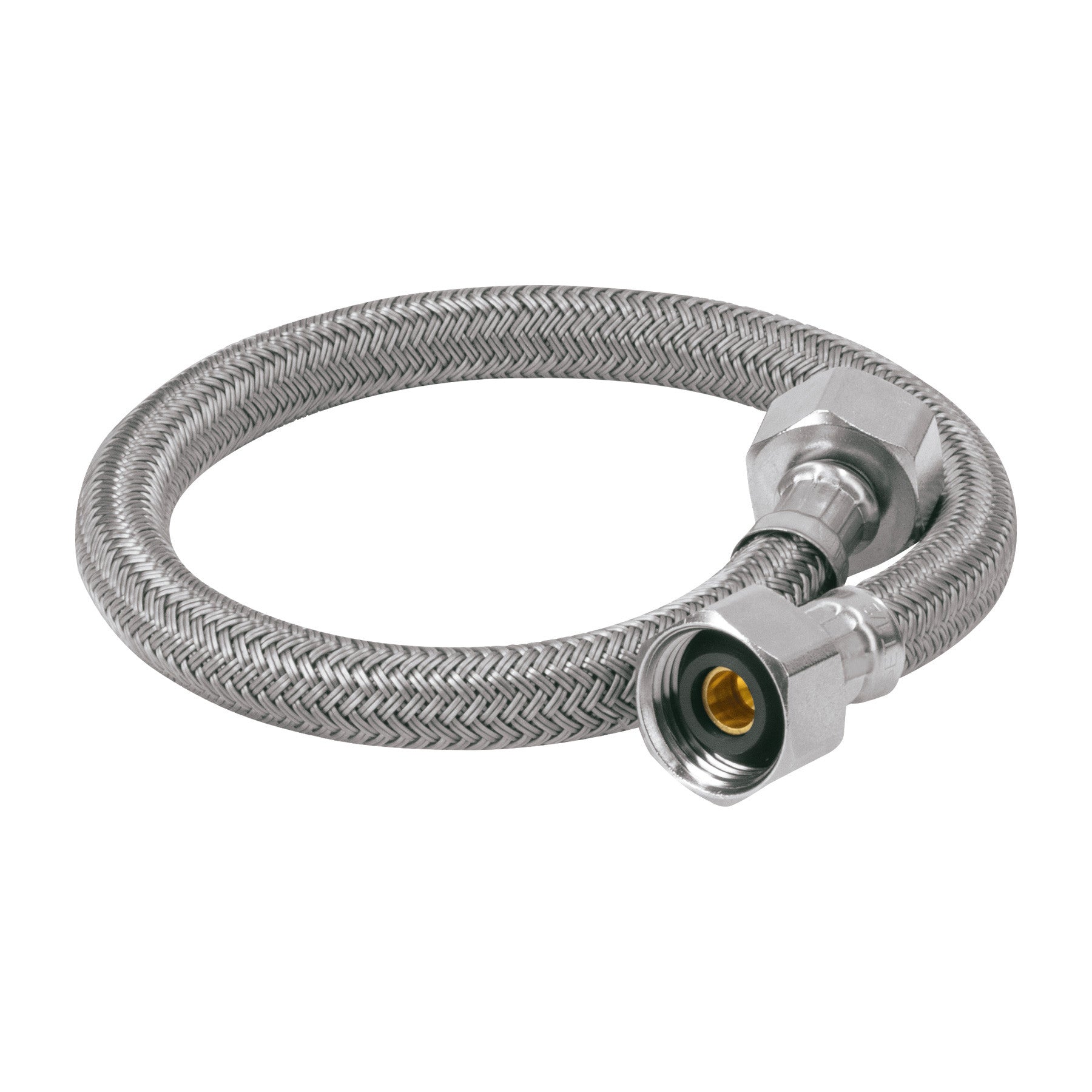 Manguera para lavabo/fregadero aluminio x 40 cm