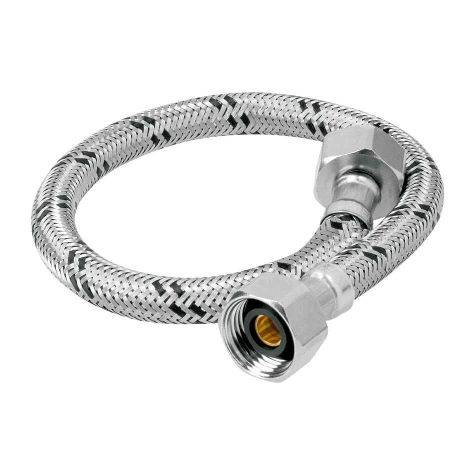 Manguera para lavabo/fregadero aluminio x 40 cm