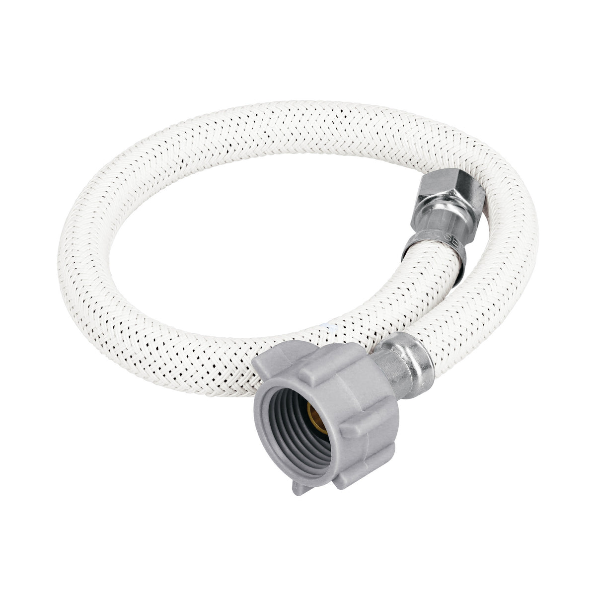 Manguera lavabo/fregaderovinilo1/2"x3/8"40cm plast/lat