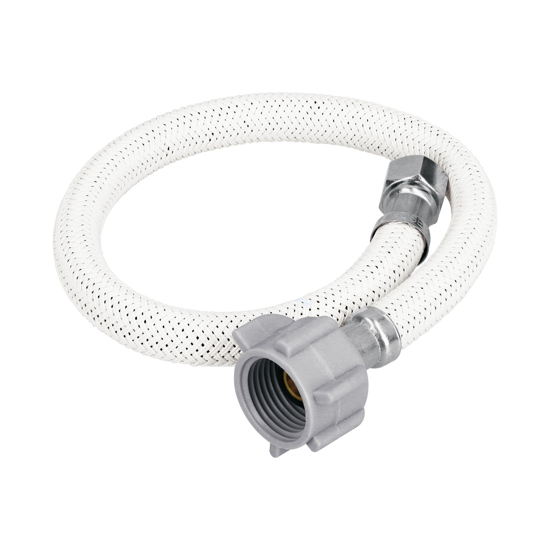 Manguera lavabo/fregaderovinilo1/2"x3/8"40cm plast/lat