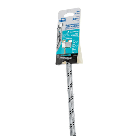 Manguera para monomando acero inox 1/2" x 3/8" UNF 55cm
