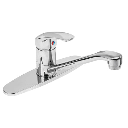 Monomando fregadero ABS cuello recto BASIC