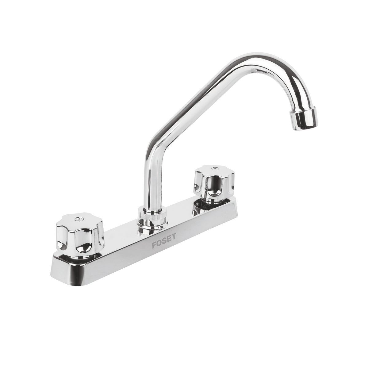 Mezcladora 8" fregadero ABS cuello corto hexagonal BASIC