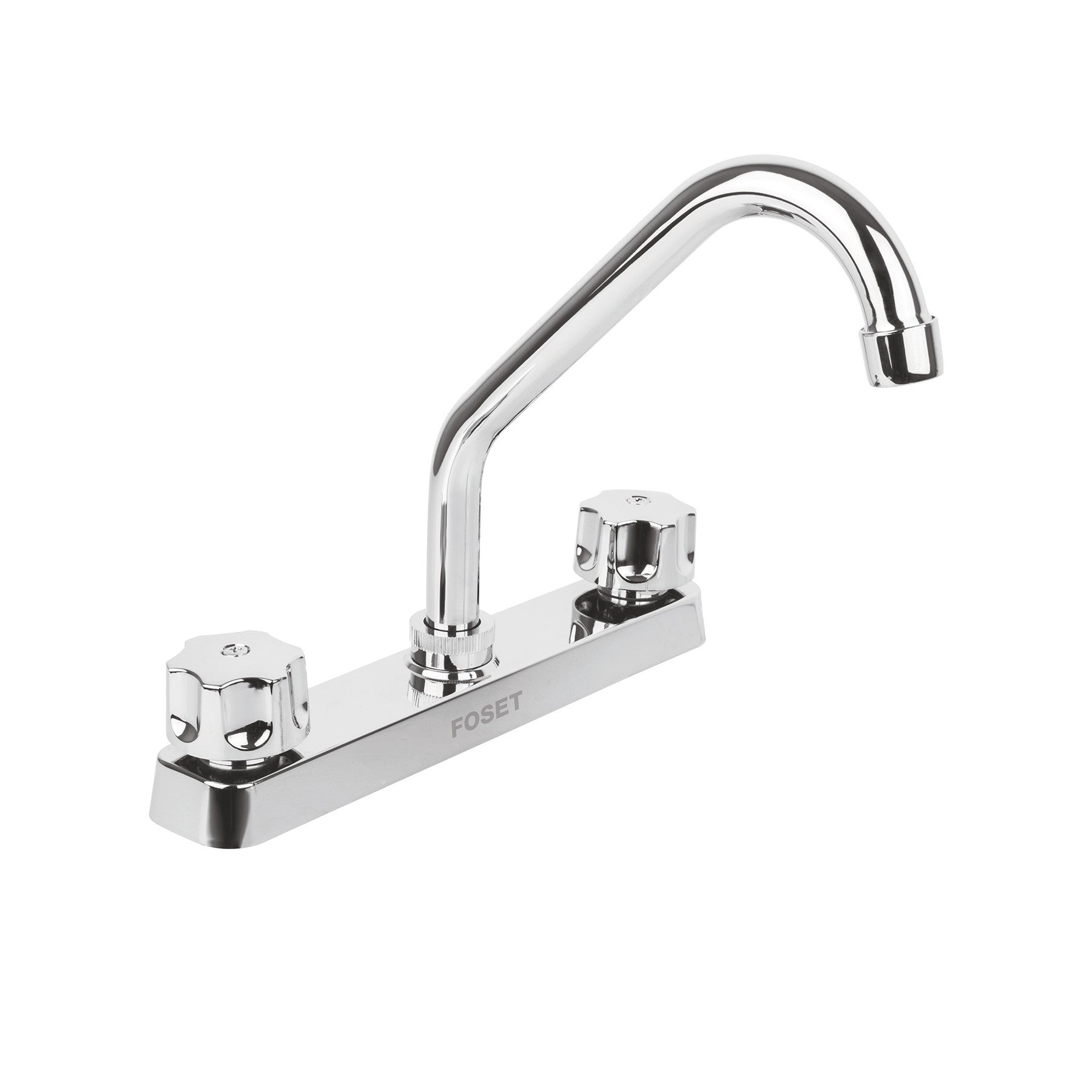 Mezcladora 8" fregadero ABS cuello corto hexagonal BASIC