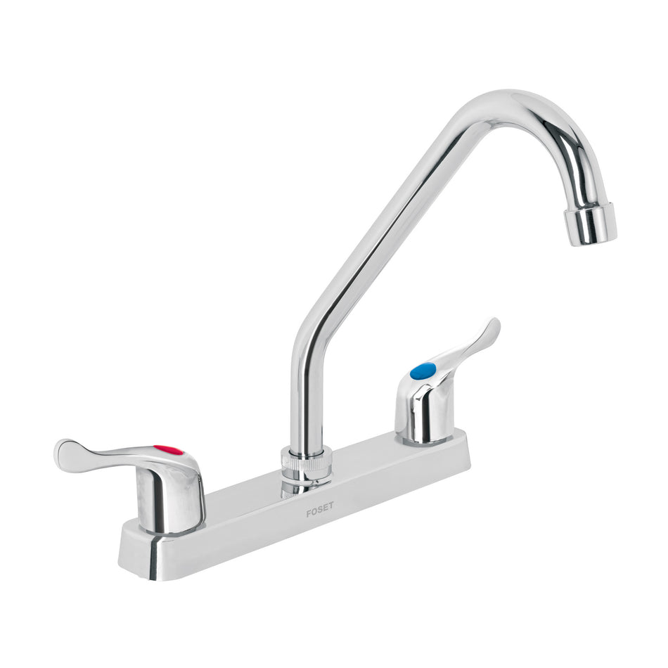 Mezcladora 8" fregadero ABS cuello largo palanca BASIC