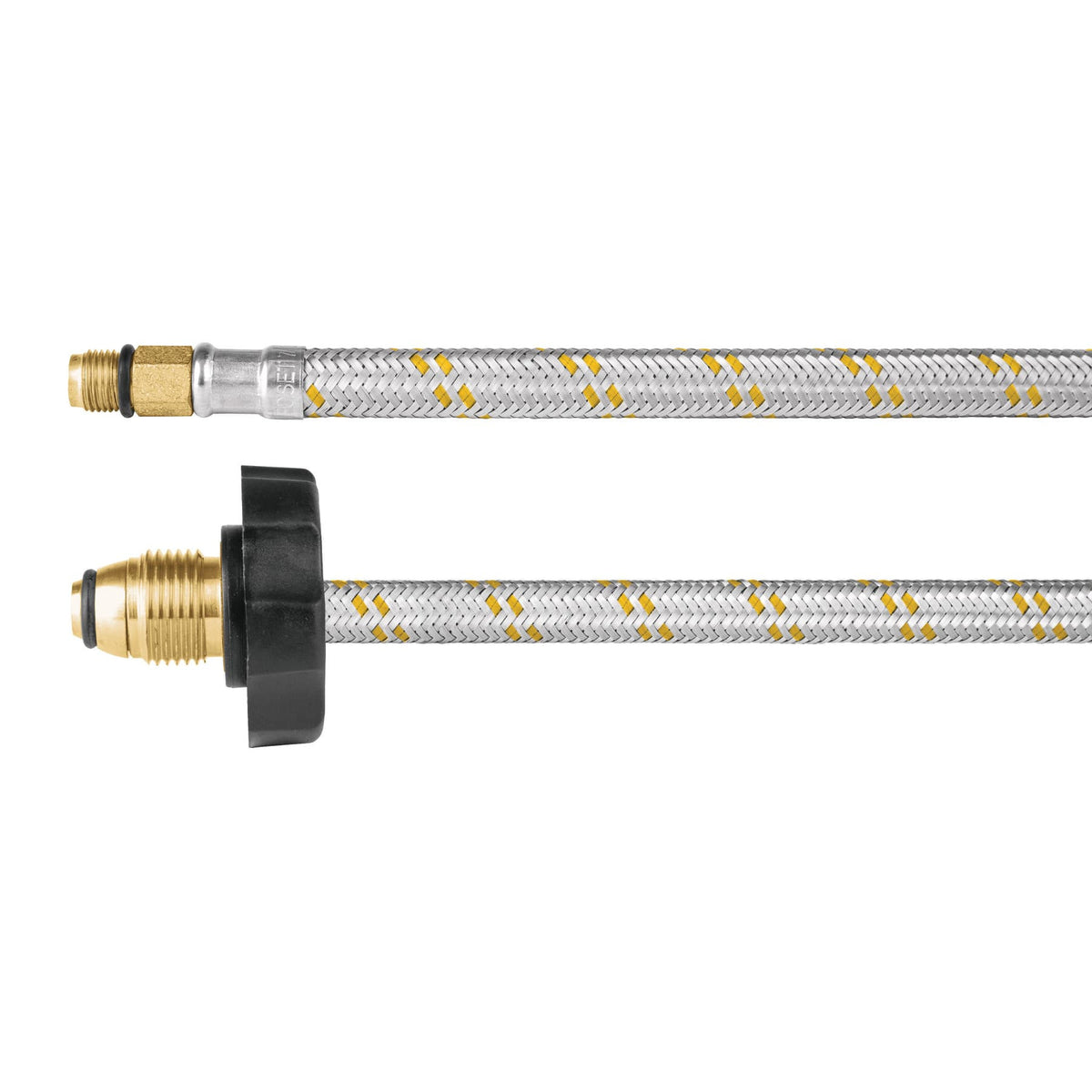 Manguera pigtail acero inox 7/16" x 7/8" 55 cm FOSET