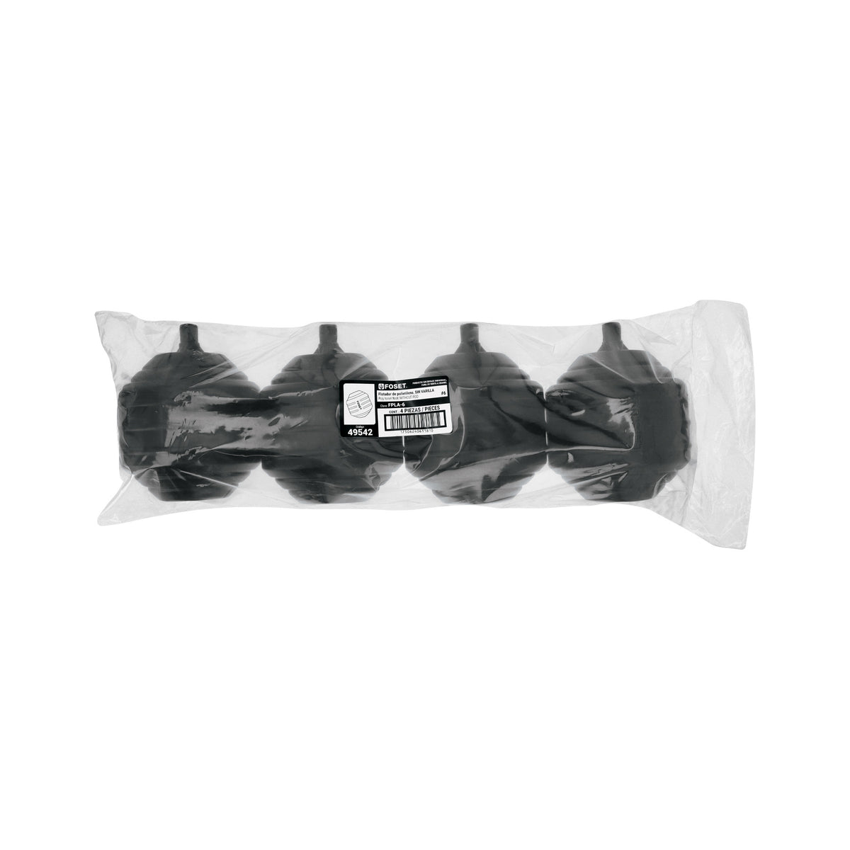 Flotador de plastico 6 sin varilla FOSET