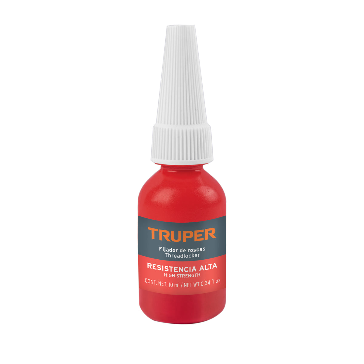 Fijador de roscas permanente 10 ml rojo TRUPER