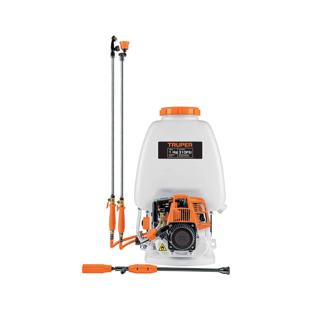Fumigador de 25 L con motor a gasolina de 4 tiempos Truper