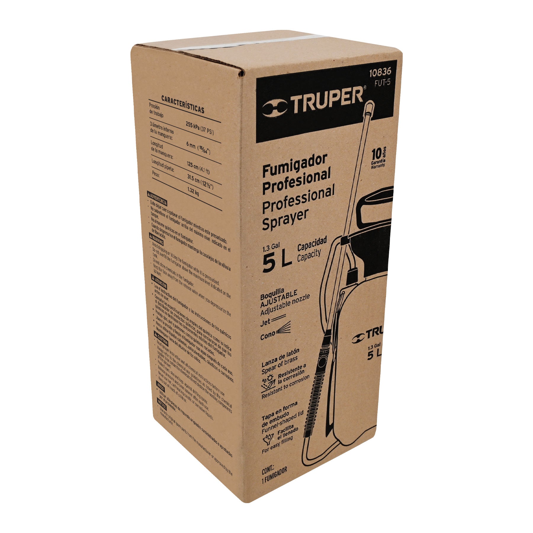 Fumigador jardinero 5 L (1.3 gal) Truper