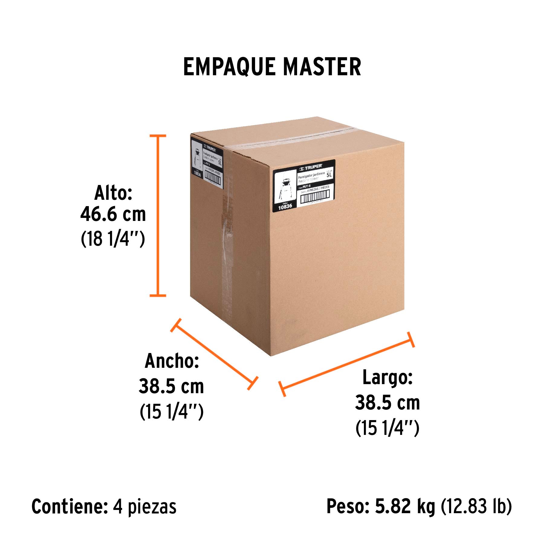 Fumigador jardinero 5 L (1.3 gal) Truper