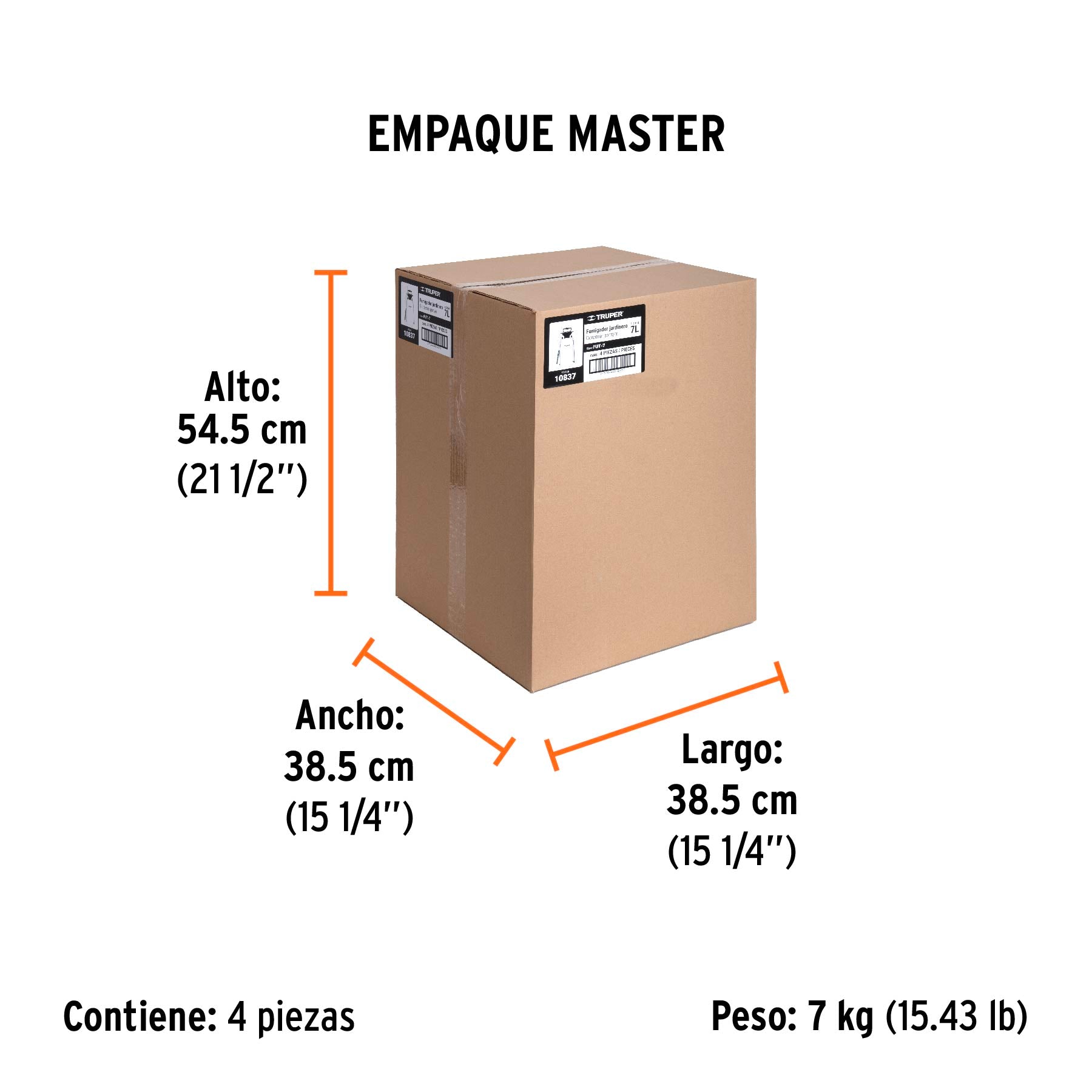 Fumigador jardinero 7 L (1.8 gal) Truper