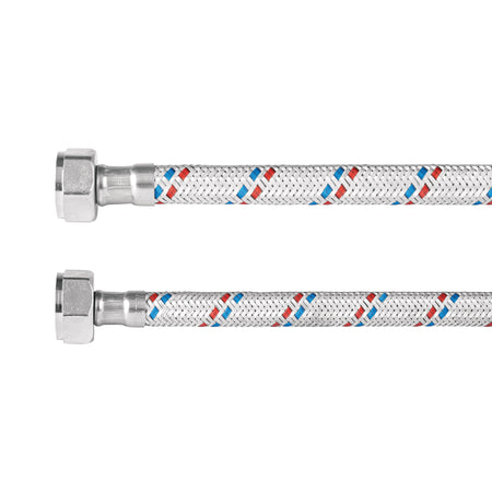 Manguera p/WC aluminio x BASIC 60 cm