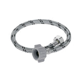 Manguera p/WC acero inoxx7/8" plastico/laton 50 cm