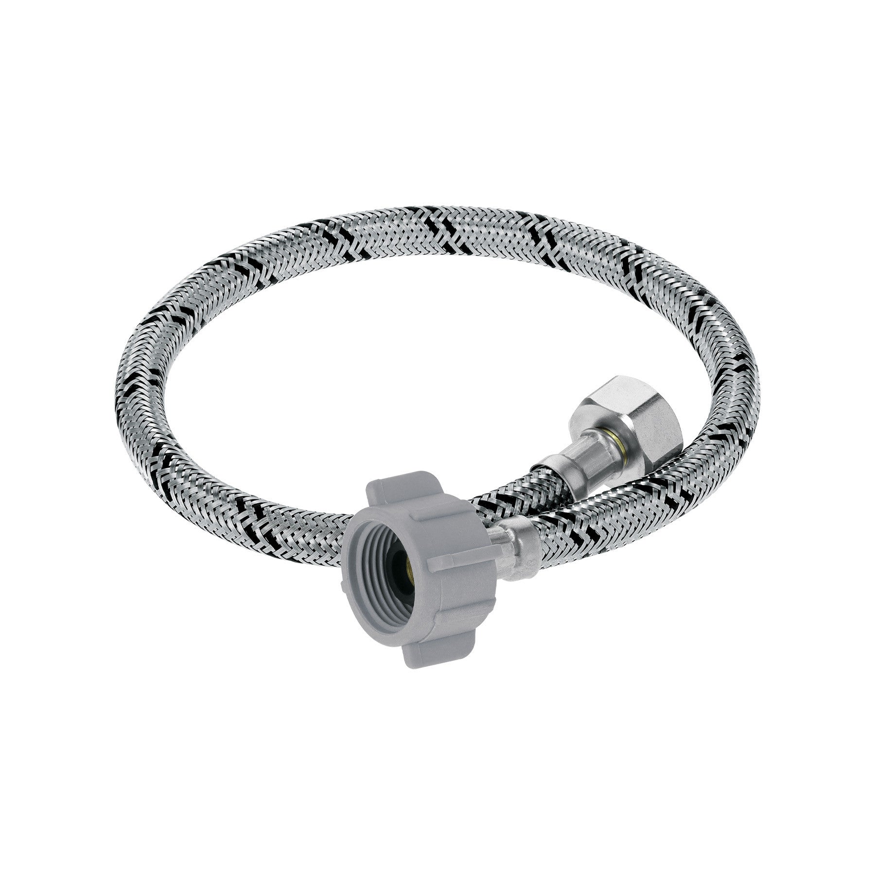 Manguera p/WC acero inoxx7/8" plastico/laton 50 cm