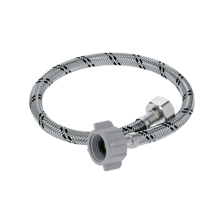 Manguera p/WC acero inoxx7/8" plastico/laton 50 cm