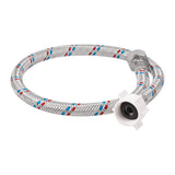 Manguera p/WC aluminiox7/8" plast/metal BASIC 60 cm