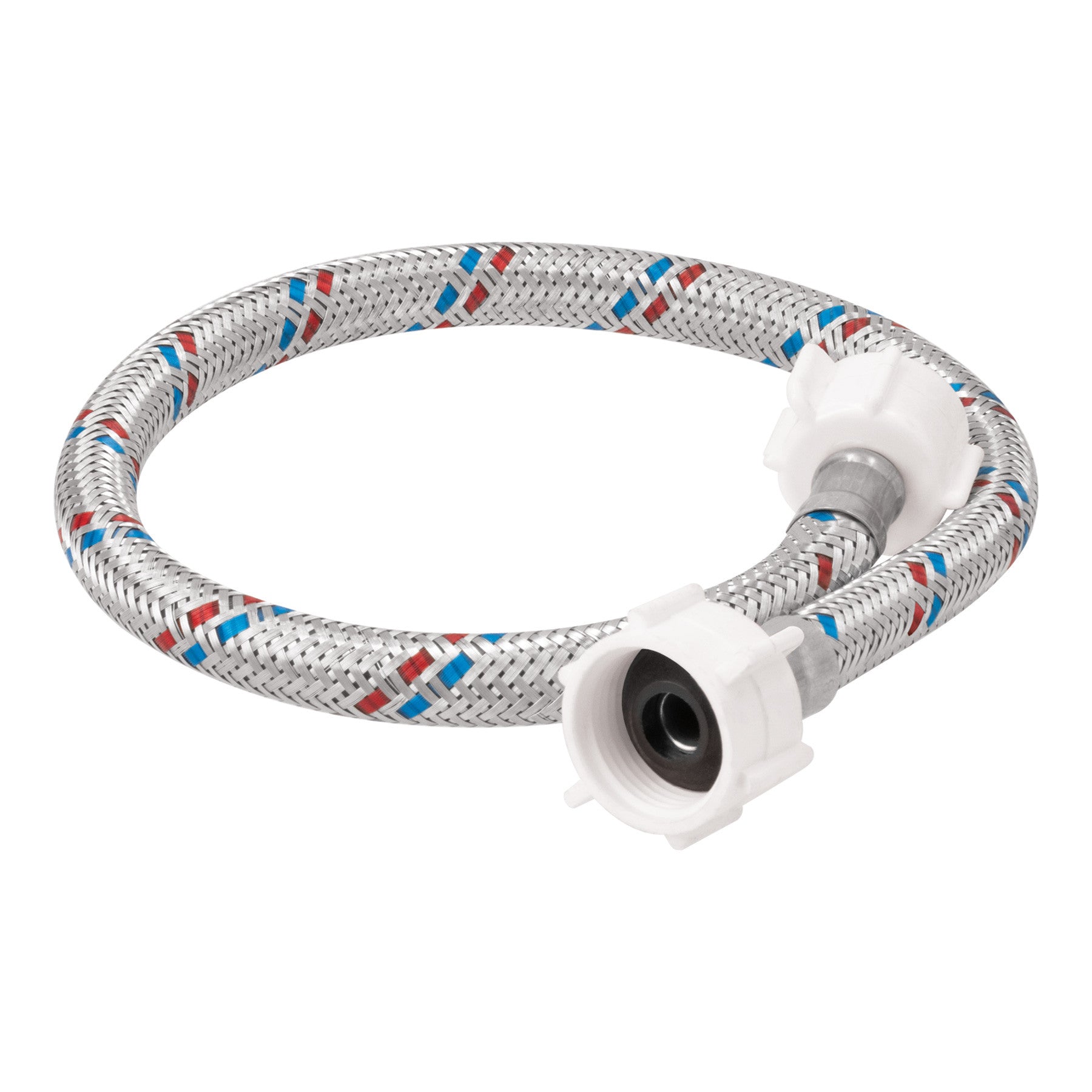 Manguera p/WC aluminiox7/8" plast/plast BASIC 50 cm