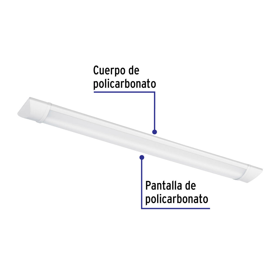 Luminario lineal ultra delgado de LED W para gabinete 6 W