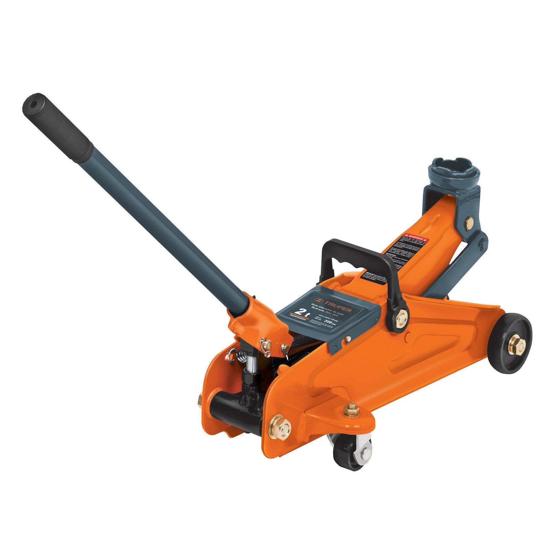 Gato hidraulico de patin 2t 30 movimientos Truper
