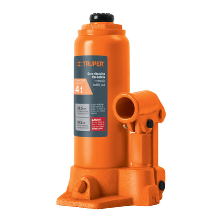 Gato hidraulico de botella de 4 Ton Truper