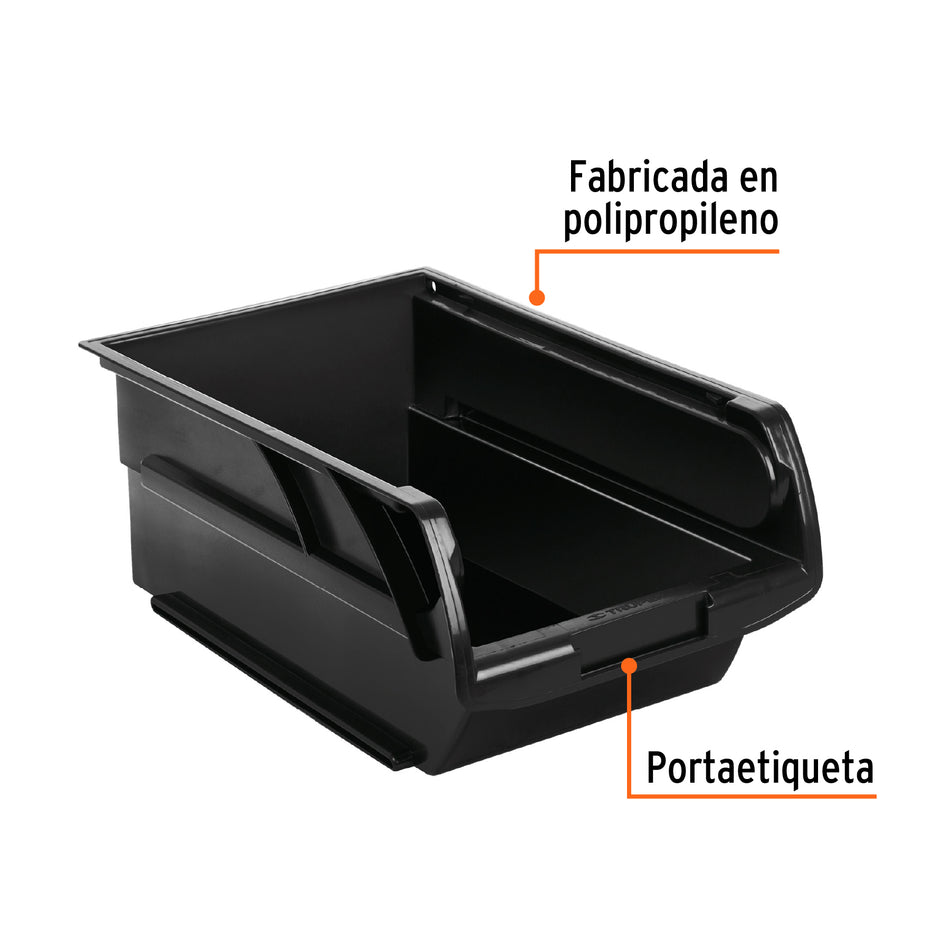 Gaveta apilable #2.5 de plastico 21 x 14 x 9.5 cm TRUPER